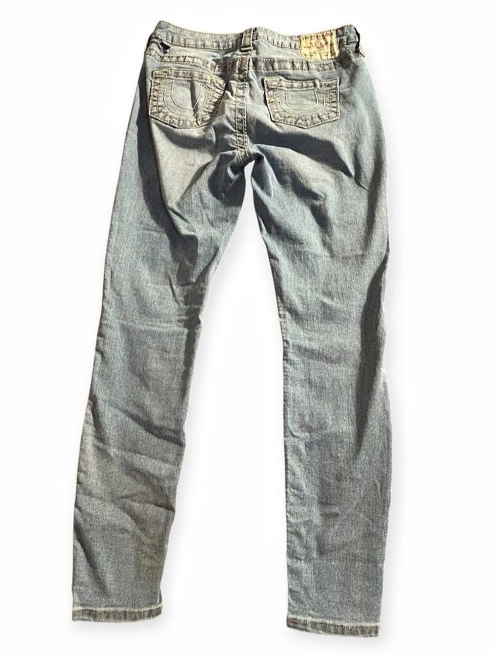 True Religion Mid Rise Super Skinny Jeans Blue Waist 29